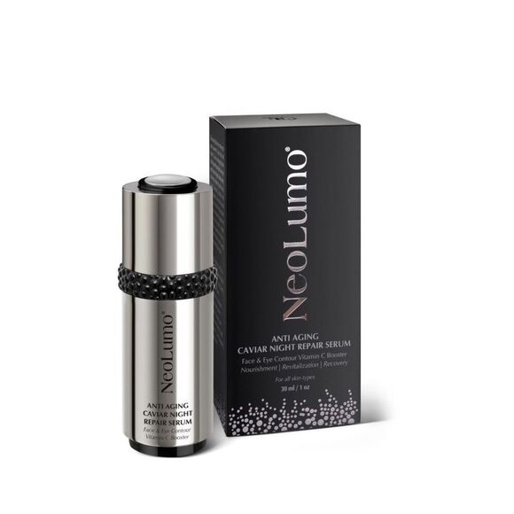 CAVIAR NIGHT REPAIR SERUM Face & Eye Contour Vitamin C Booster - Picture 4 of 5